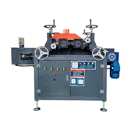 Specialized deburring machine for bending both sides of back plate
