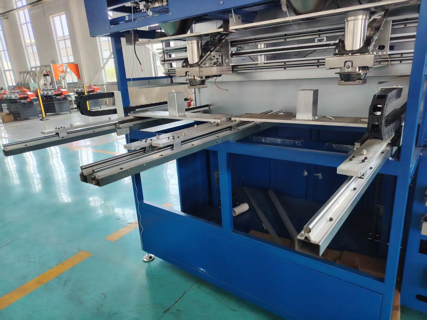 Point-type material weighing system