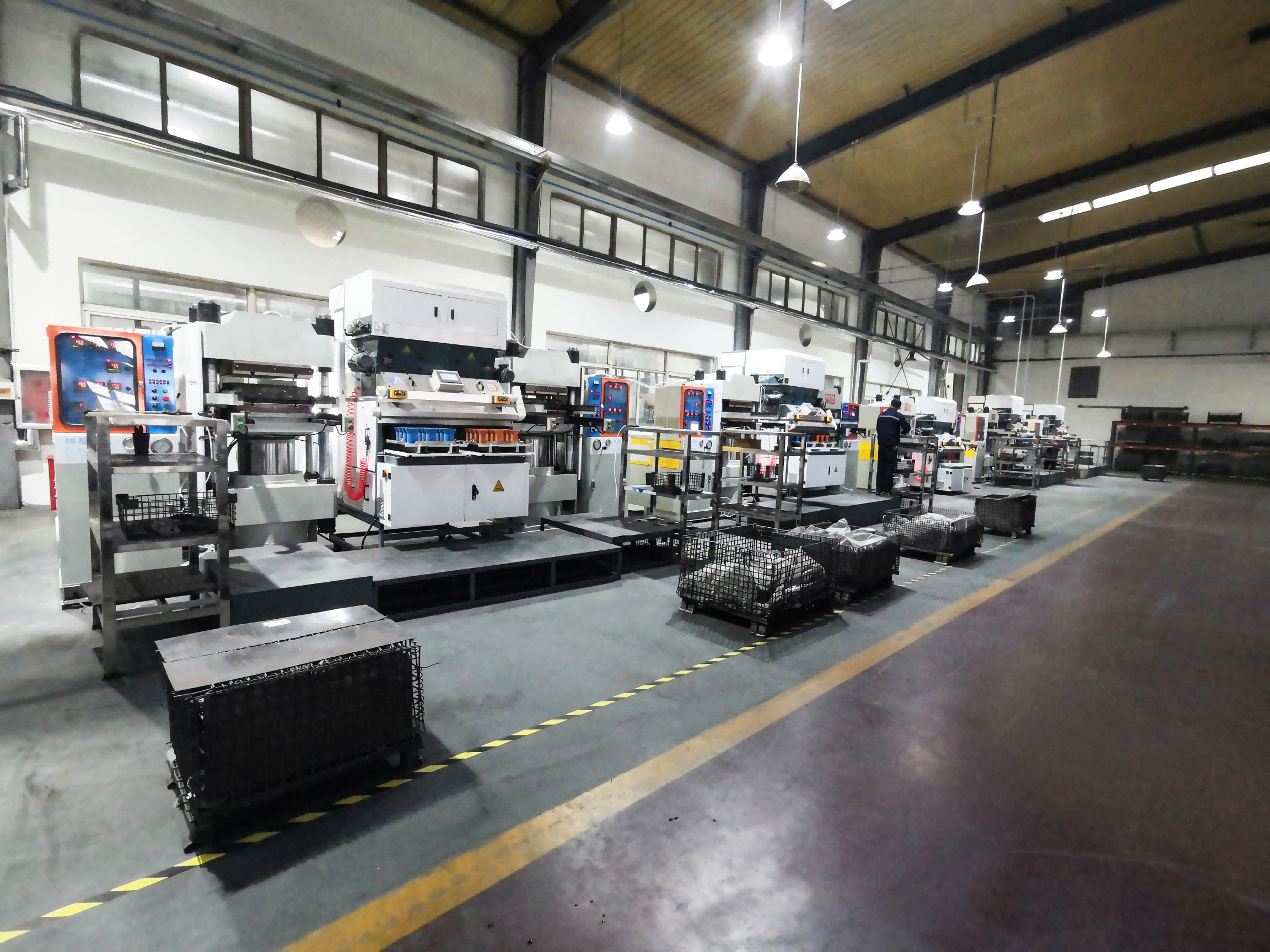 Six-position material weighing system