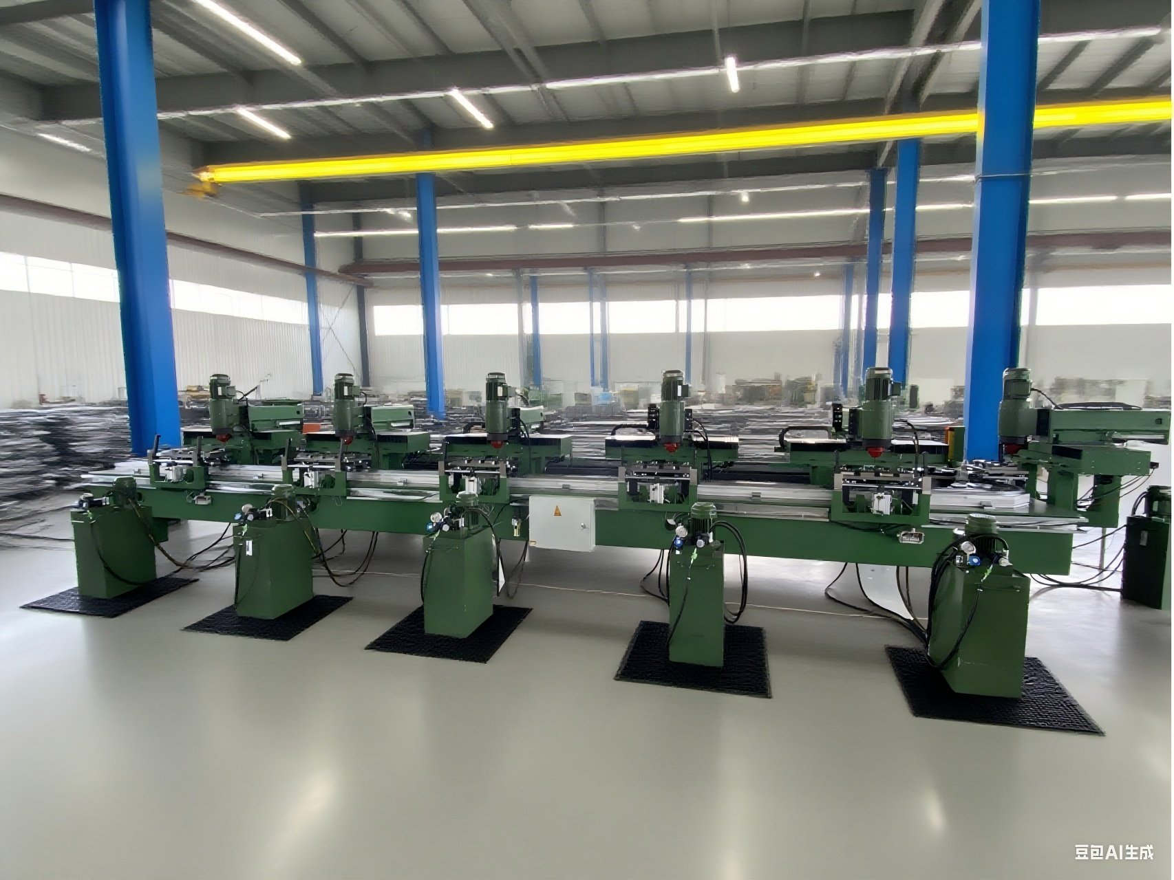 Ring-shaped visual riveting workstation