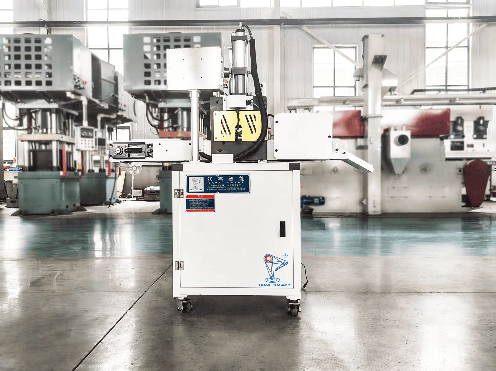 Noise reduction shim pressing and  bonding machine (with heating plate)