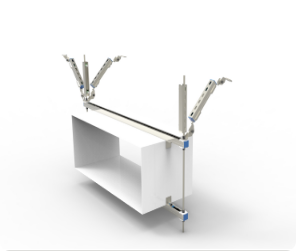 矩形风管双向抗震支架