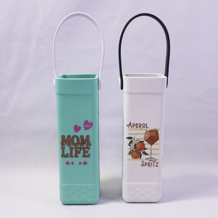 Printed EVA Wine Tote