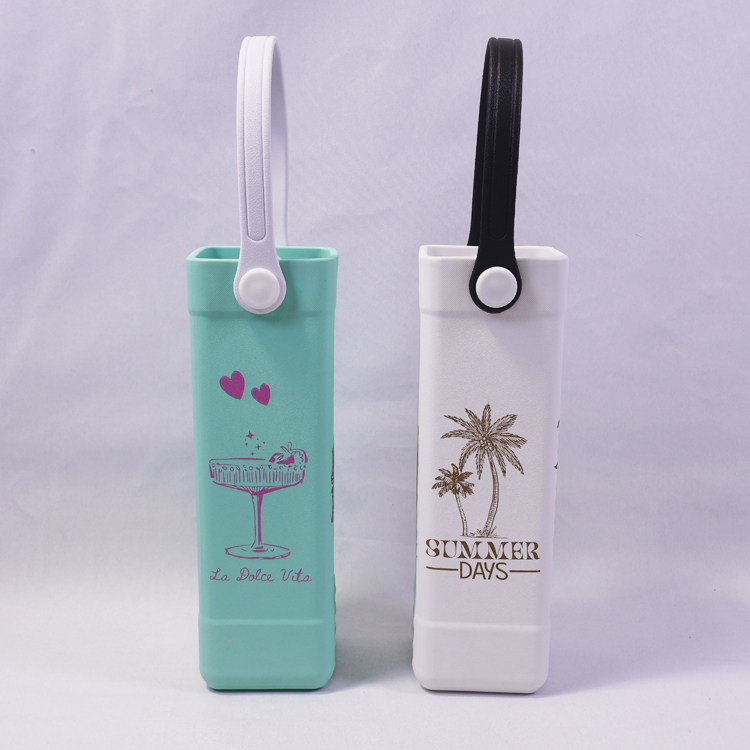 Printed EVA Wine Tote