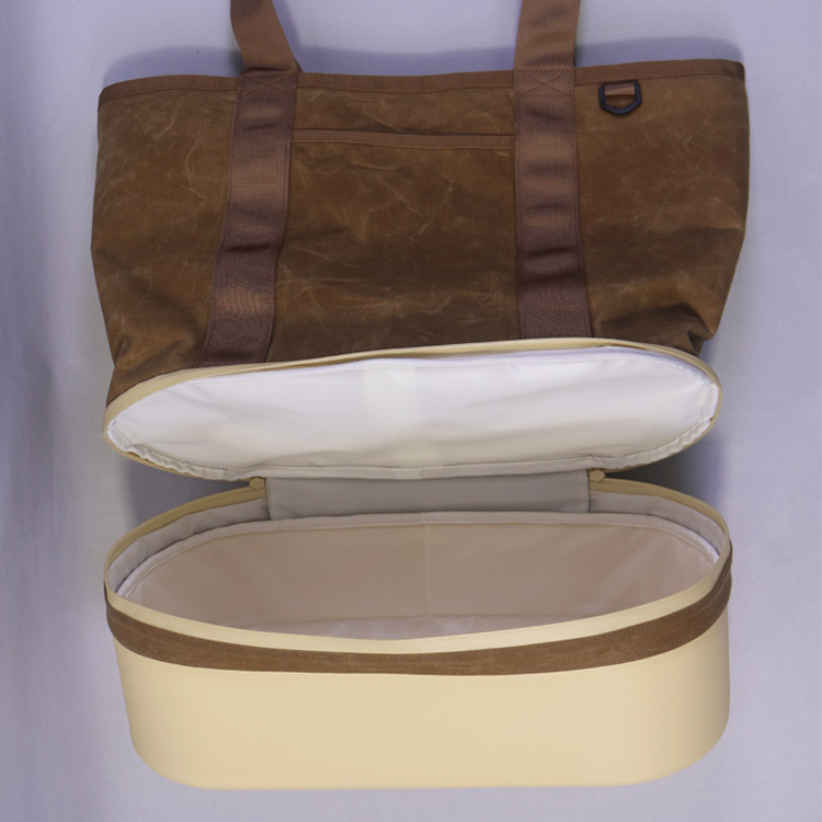Wax Canvas Tote Cooler