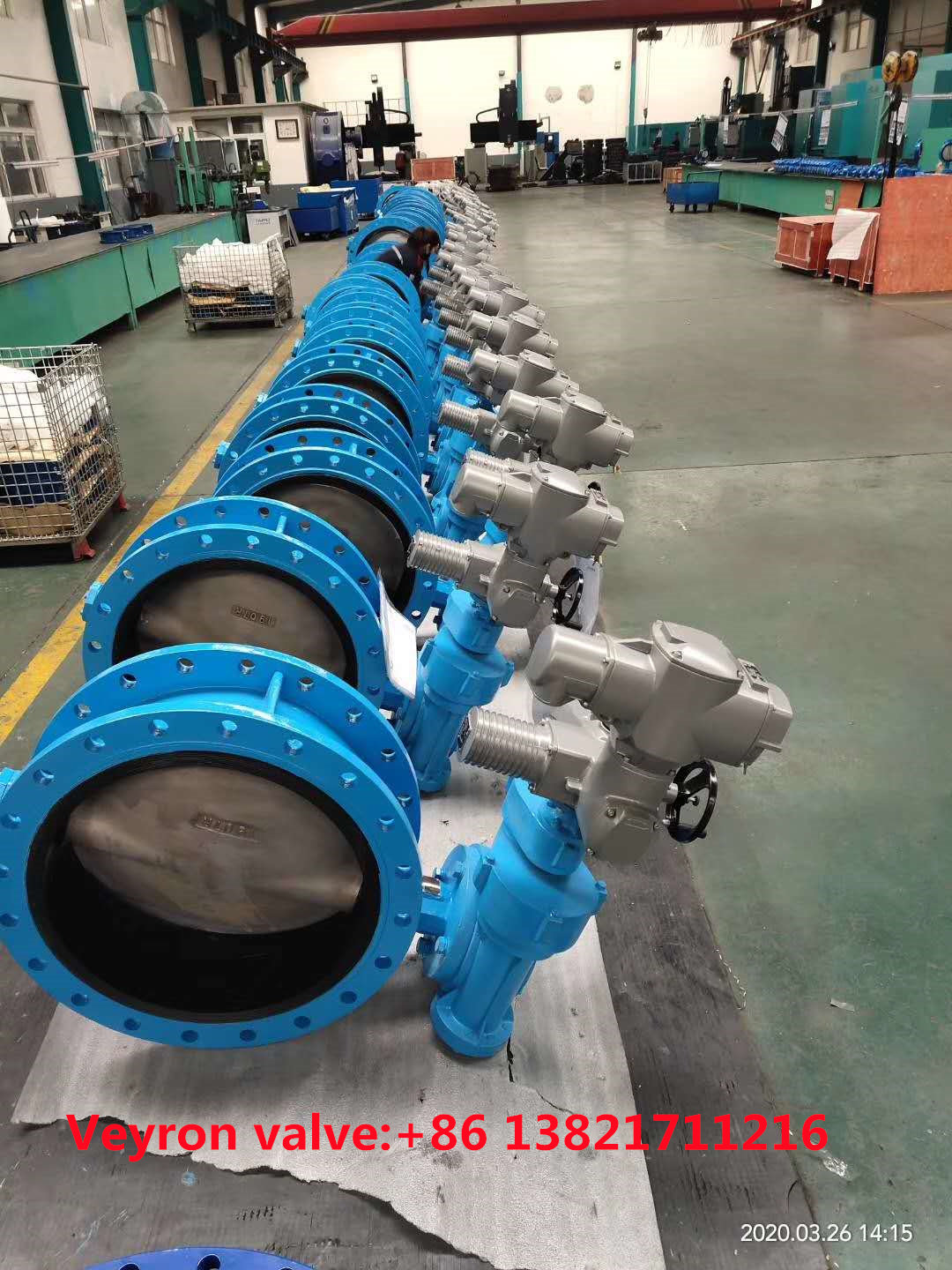 Big Large size BS EN593 Series 13 DI Body ss316 CF8M Disc PN16 Gearbox Concentric Flanged DN2200 Butterfly Valve with Captop