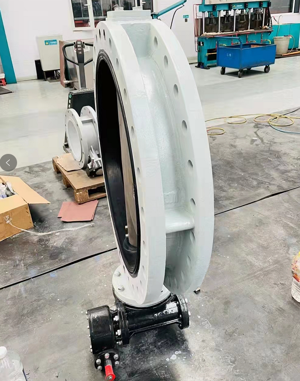 ANSI DIN pn16 DI Carbon steel Concentric Double FlangedU type Butterfly Valve Iron Body Price