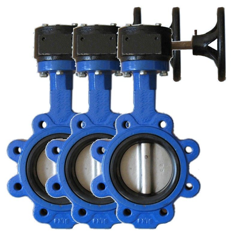 Ductile Iron Carbon Steel Stainless PN16 ANSI ASME DIN PN16 JIS BS GB DN150 DN300 DN600 Wafer Lug type butterfly valve price