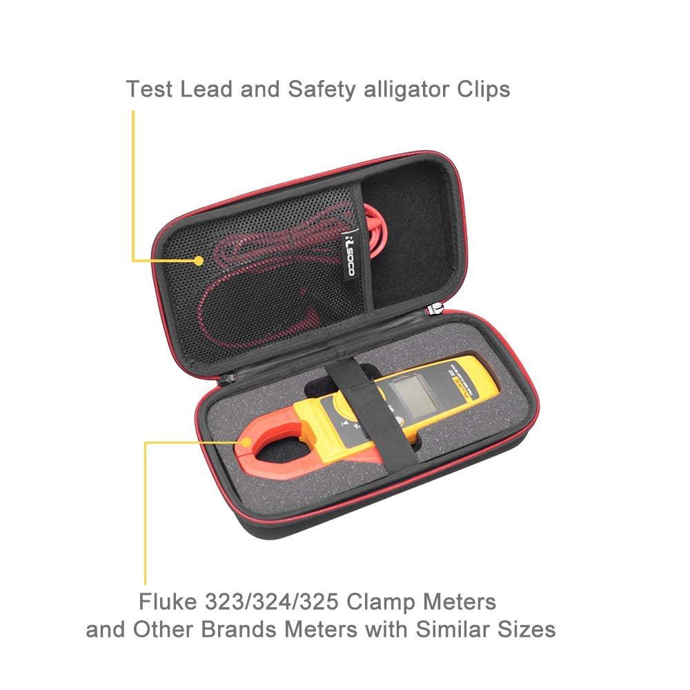 RLSOCO Hard Case for Fluke 323/302+/324/325 Clamp Meter & Works with KAIWEETS HT206D/HT206A Digital Clamp Meter (Case Only)