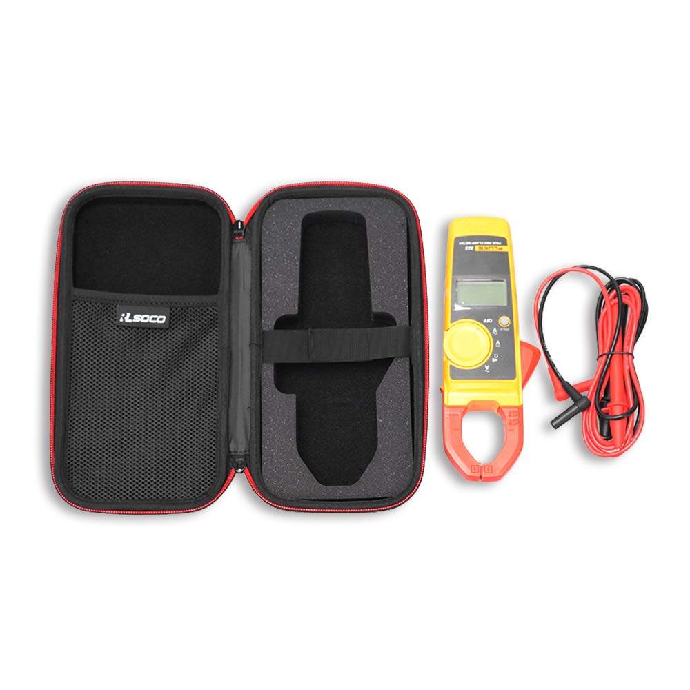 RLSOCO Hard Case for Fluke 323/302+/324/325 Clamp Meter & Works with KAIWEETS HT206D/HT206A Digital Clamp Meter (Case Only)