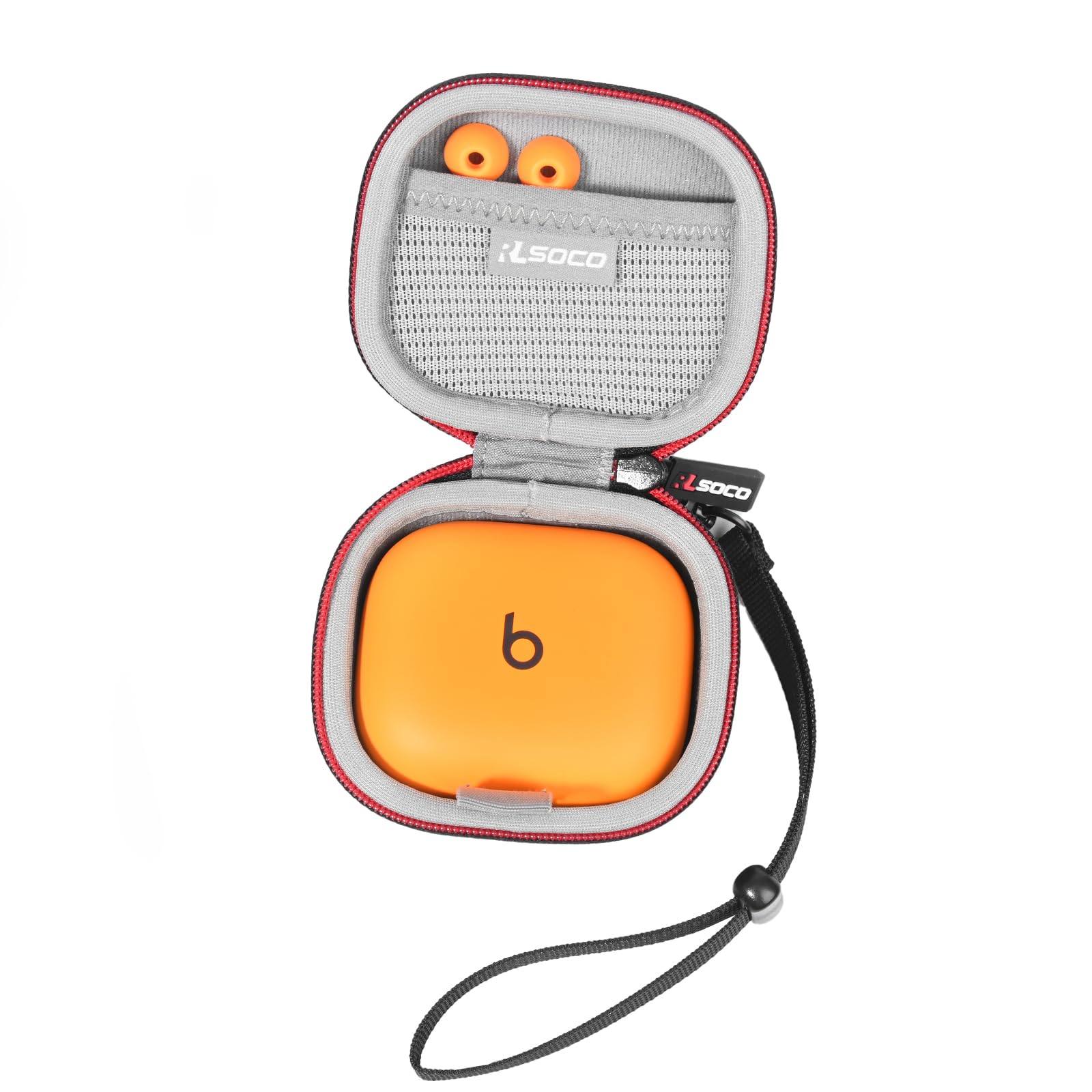 Hard Case for Powerbeats Pro 2 - RLSOCO Carrying Case for Beats Powerbeats Pro 2 Wireless Bluetooth Earbuds - Black (Case Only)