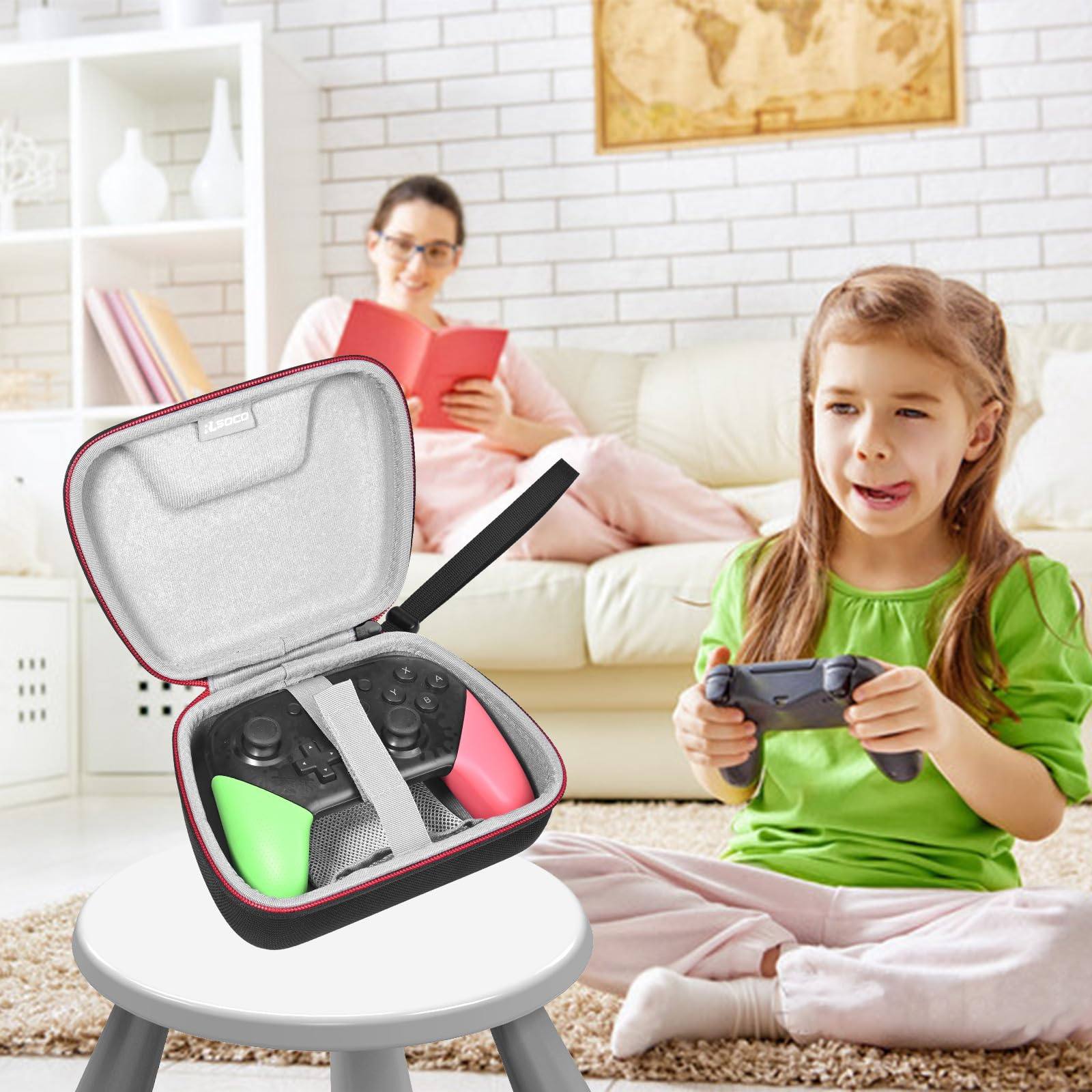 RLSOCO Carrying Case for GameSir G7 SE/Kaleid/T7 Wired Controller & Cyclone 2/Super Nova/Nova 2 Lite/Nova Lite 2.4g/T4 Pro/Tarantula Pro Wireless Controller and More (Case Only)