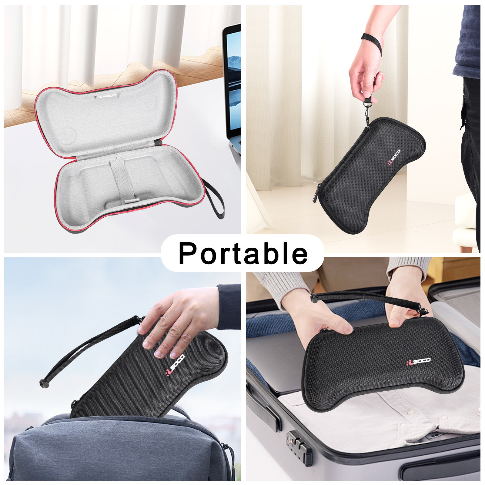 RLE-2418 RLSOCO Hard Case for GameSir G8 Plus/G8+ Bluetooth Mobile Game Controller (Case Only)