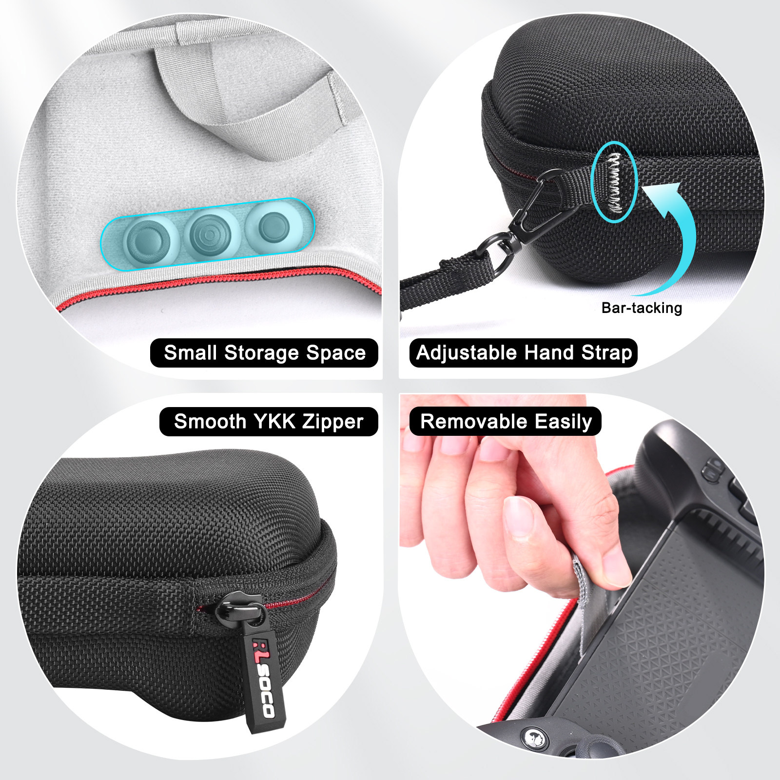 RLE-2418 RLSOCO Hard Case for GameSir G8 Plus/G8+ Bluetooth Mobile Game Controller (Case Only)