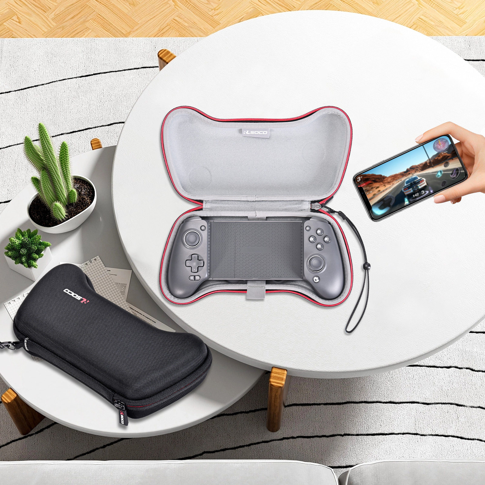 RLE-2418 RLSOCO Hard Case for GameSir G8 Plus/G8+ Bluetooth Mobile Game Controller (Case Only)