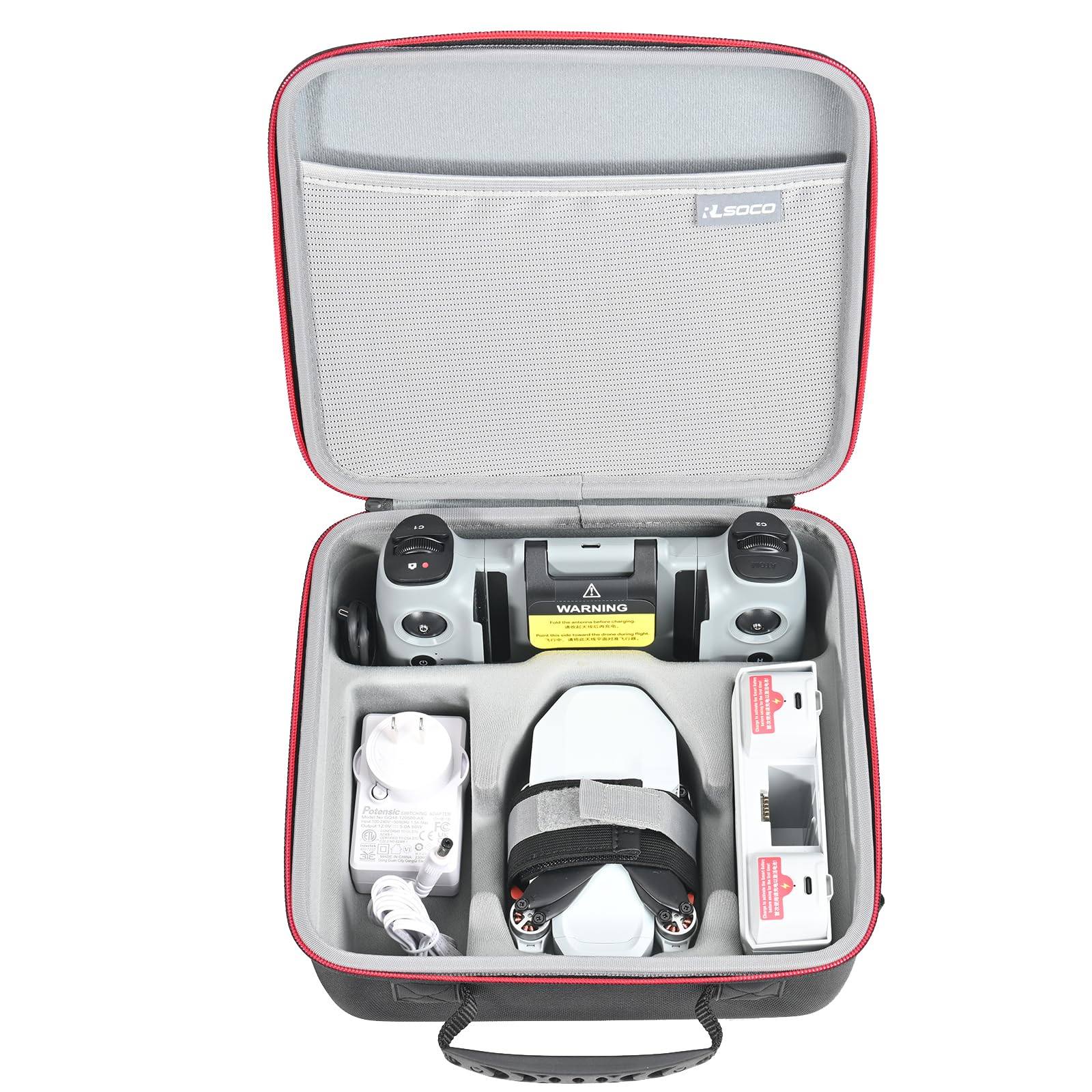 RLSOCO Hard Case for Potensic ATOM 2 Drone - Fits Accessories: Drone,Remote Controller,Charging Hub and Power Adapter (Case Only)
