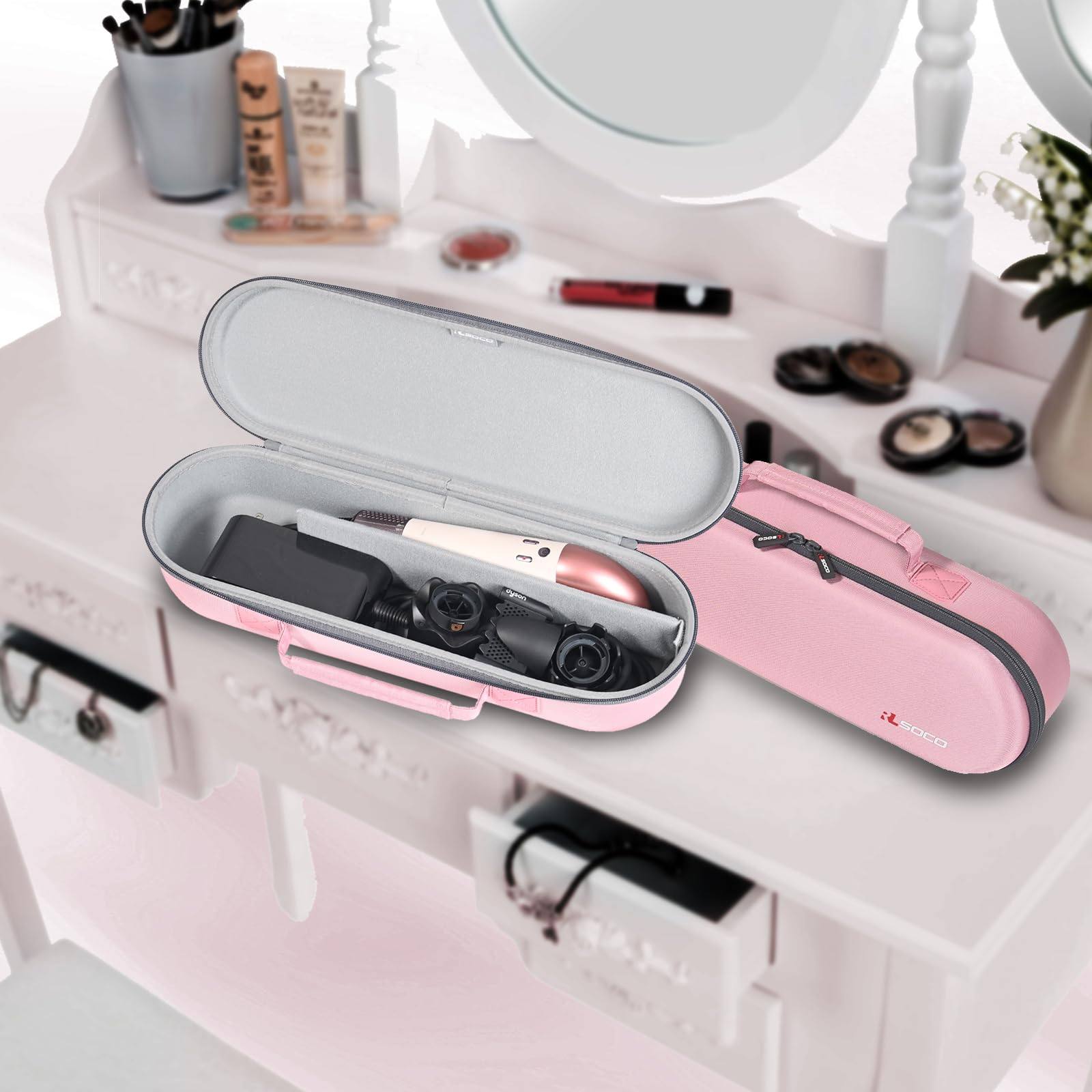 RLSOCO Carrying Case for Dyson Supersonic r™ Hair Dryer Curly+Coily HD17 (Case Only)