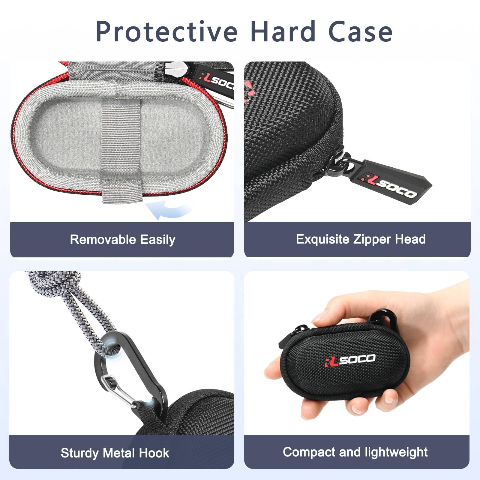 RLSOCO Case for Sony WF-C510 / WF-C700N / WF-C710N / WF-C500 Truly Wireless in-Ear Bluetooth Earbud Headphones (Case Only)