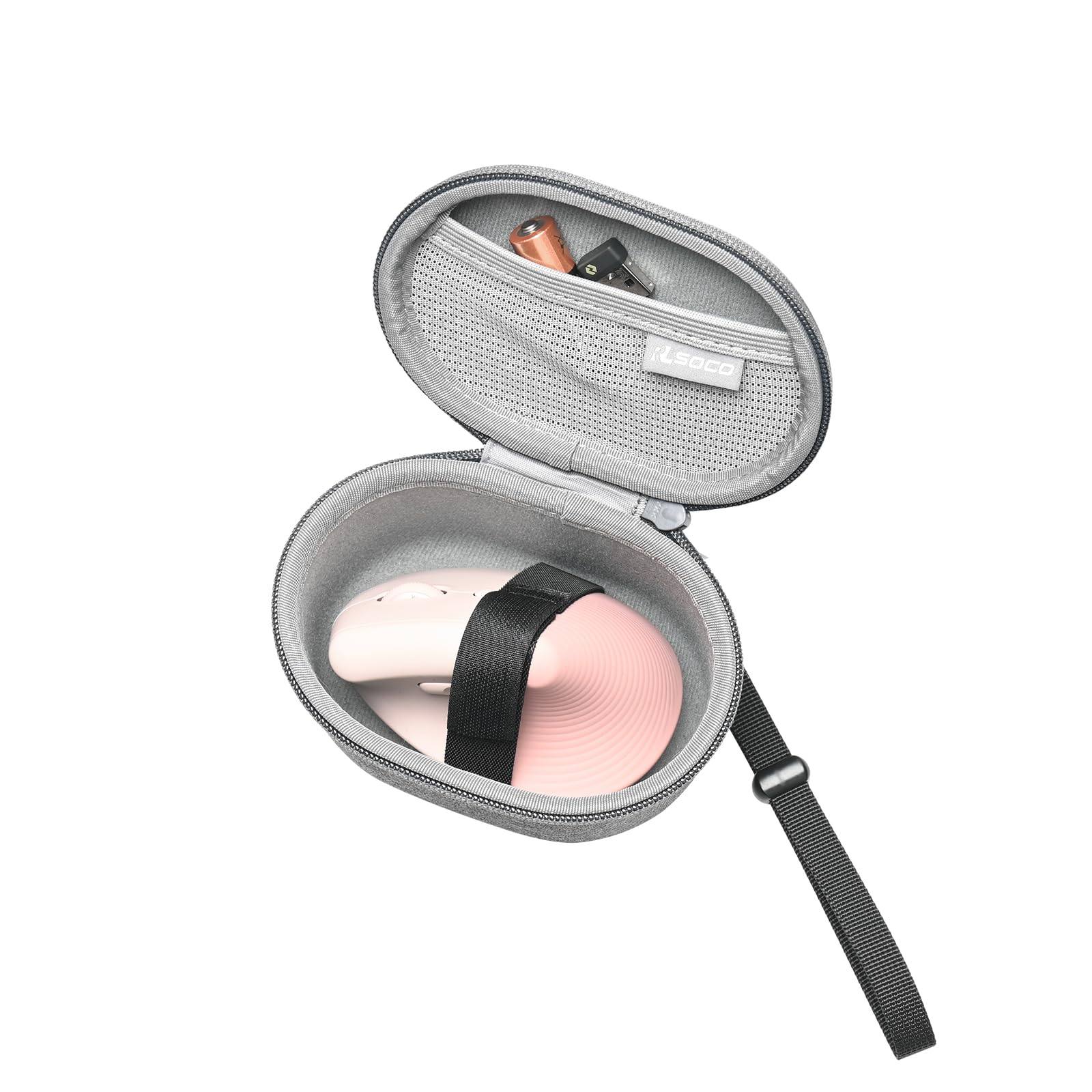 RLSOCO Travel Case for Logitech Lift Vertical/MX Vertical Wireless Ergonomic Mouse (Grey)