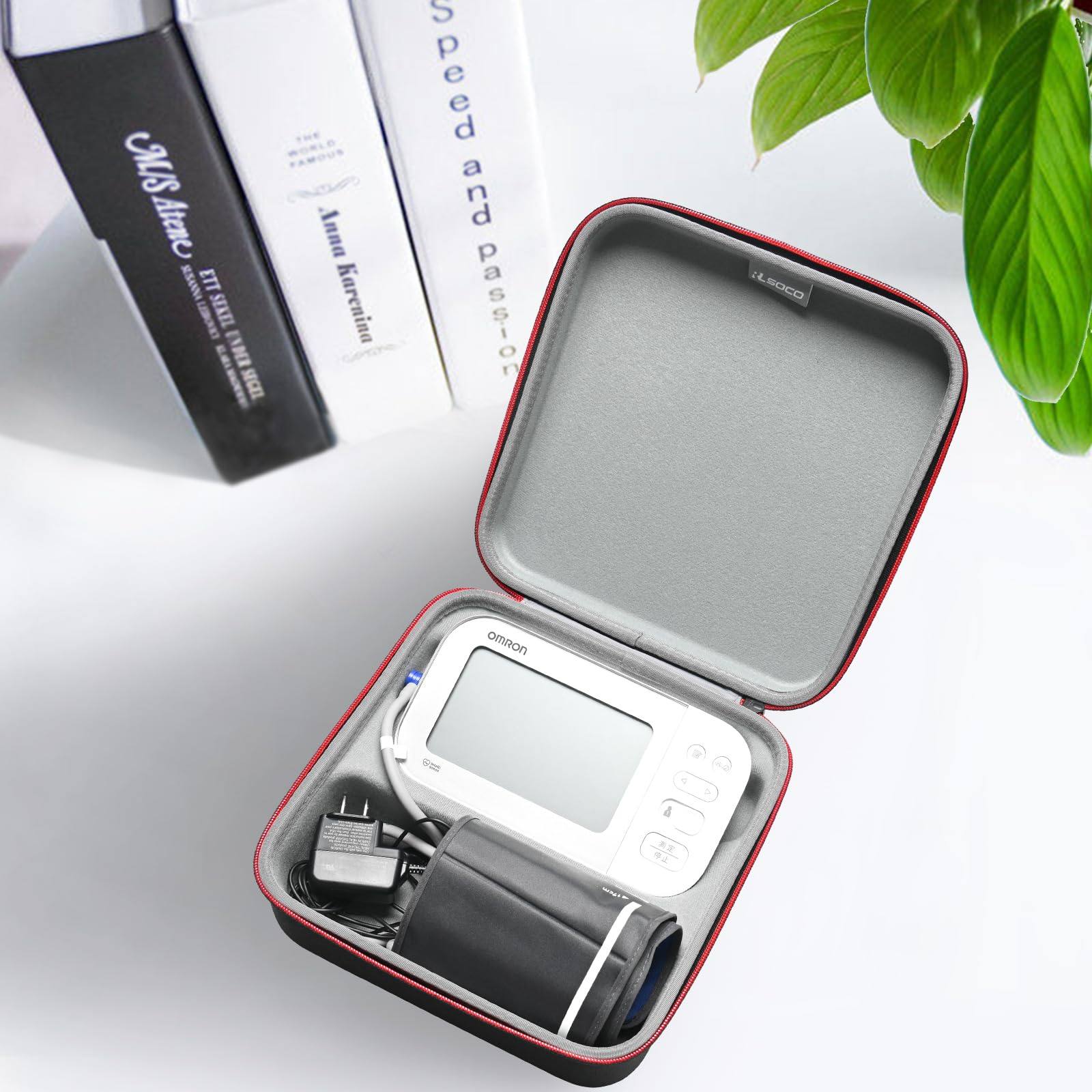 RLSOCO Hard Case for OMRON Platinum/Gold/7 Series/10 Series/M6 Upper Arm Blood Pressure Monitor - Fits for OMRON BP5450/BP5350/BP7350/BP7450/HEM-7360-E (Case Only)