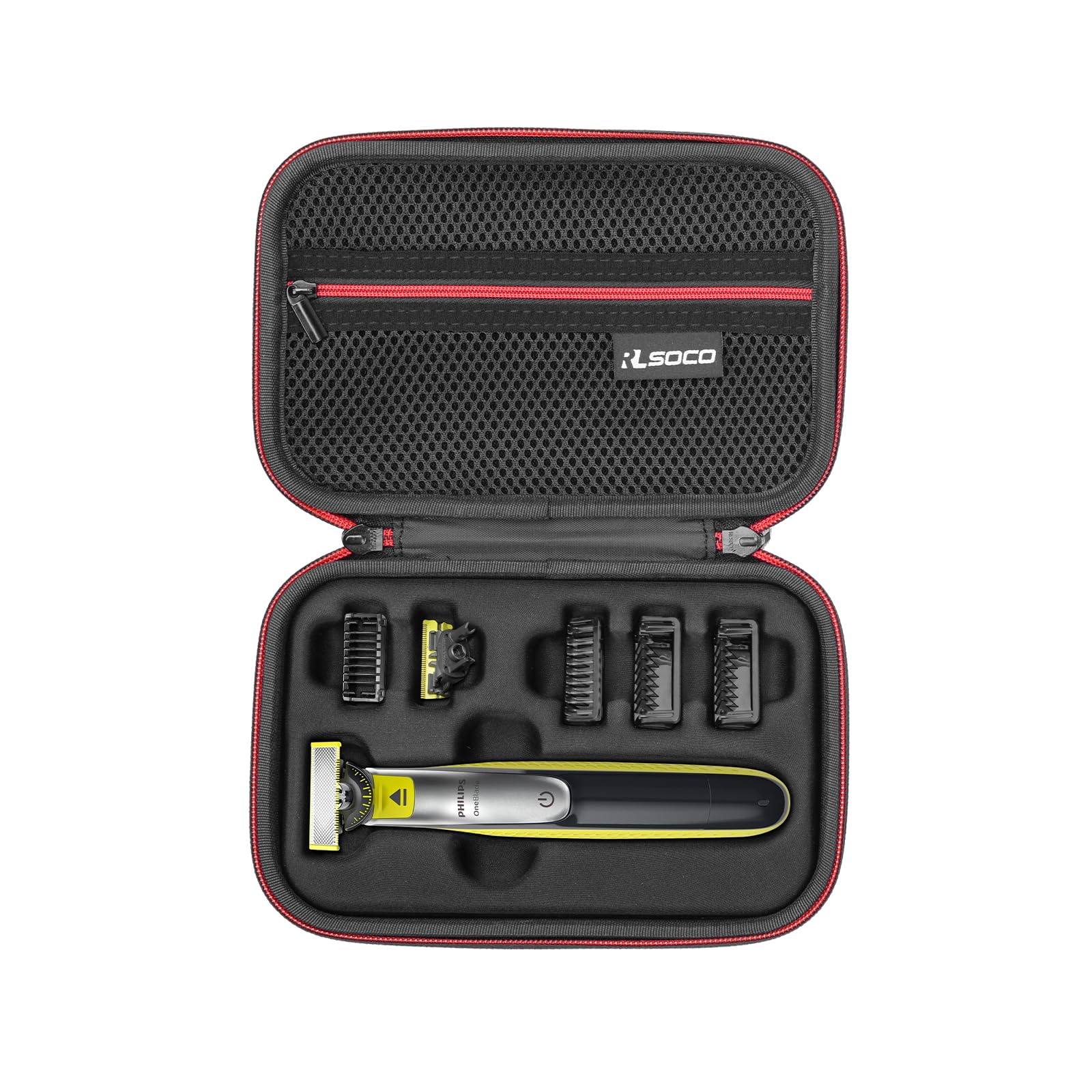 RLSOCO Case Compatible With Philips Norelco OneBlade 360 & OneBlade,Fits for Philips QP2724/90,QP4530/90,QP2834/70,QP4631/90,QP2630/70,QP2520/90 Hybrid Electric Beard Trimmer and Shaver (Case Only)
