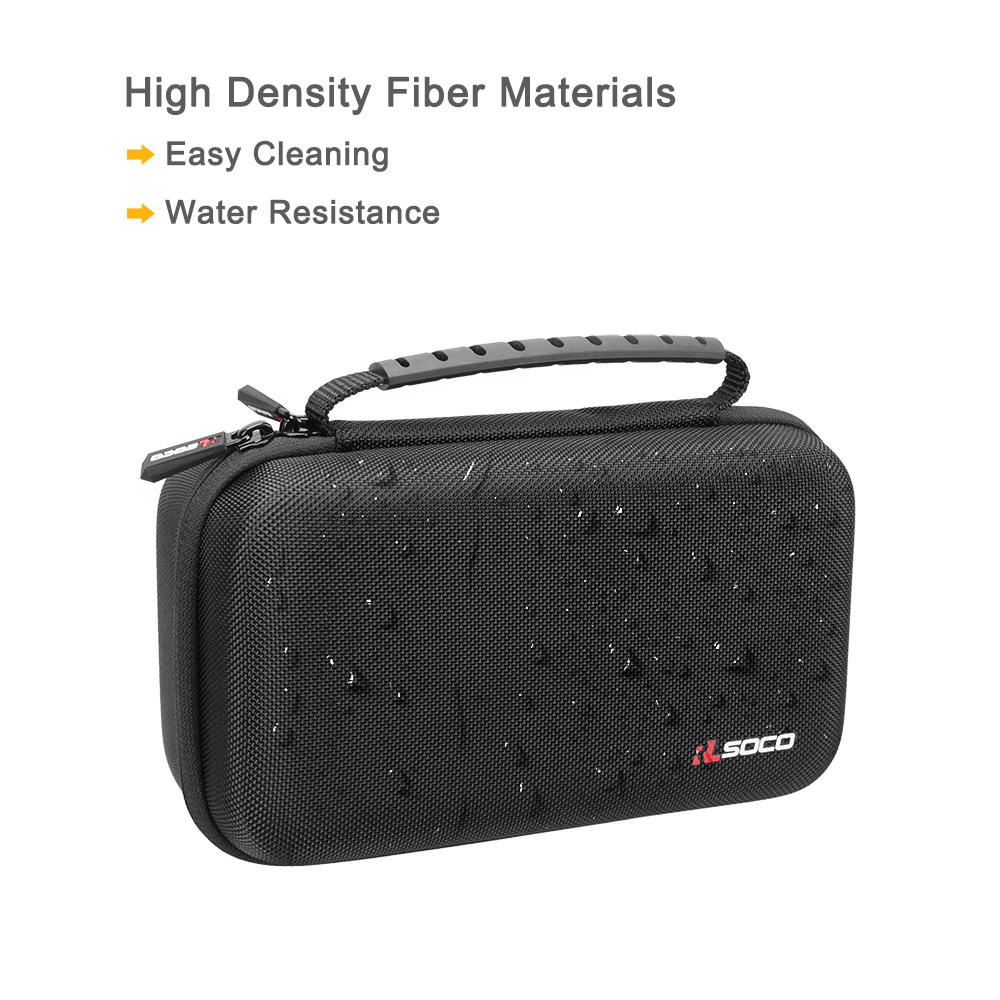 RLSOCO Carrying Case for Fluke 117/115/116/114/113/177/178/179/233 Digital Multimeter and Compatible with Fluke 101/106/107/F15B+/F17B+/F18B+ and more (With DIY Foam) (Red Zip）