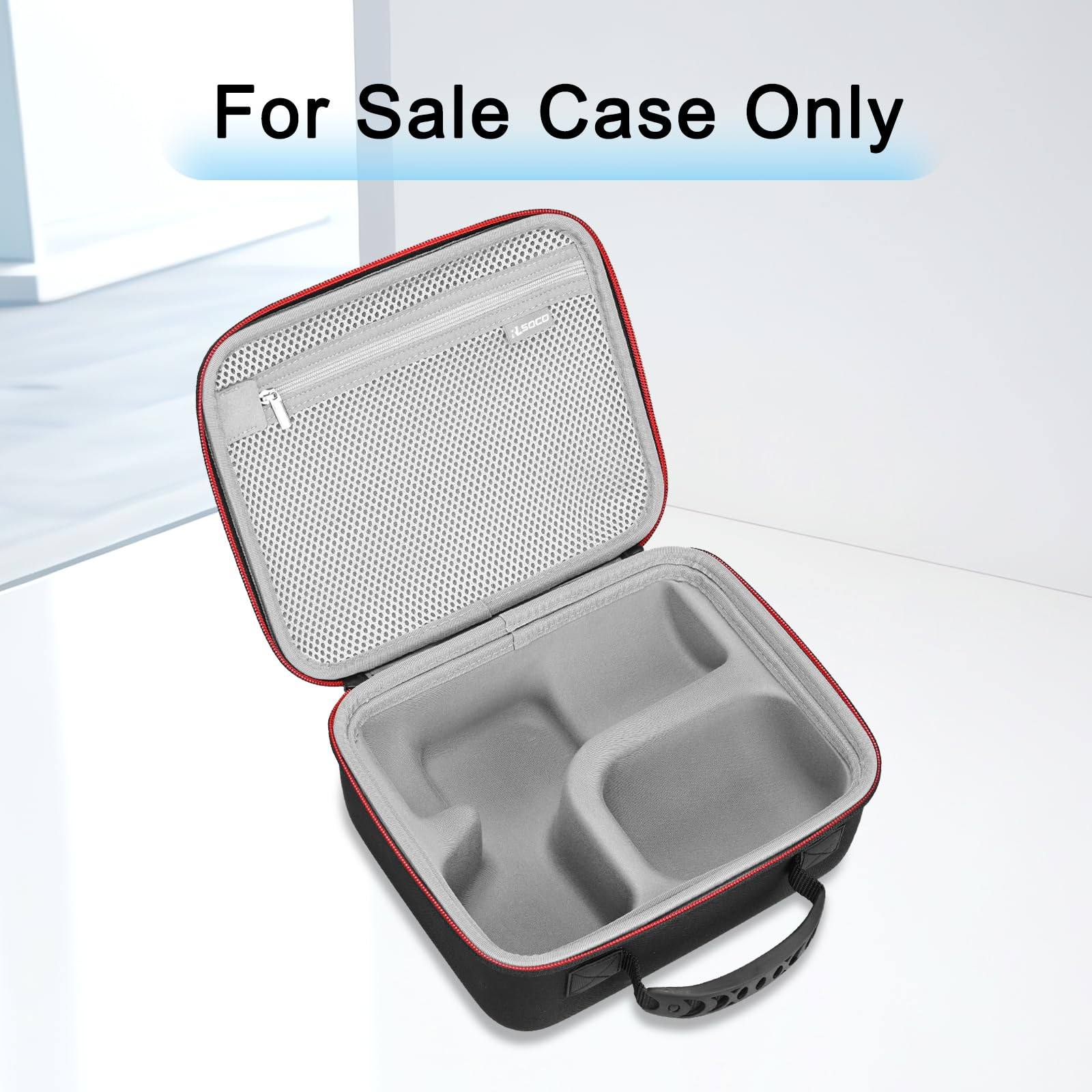 RLSOCO Hard Case Compatible With Shure MV7X / MV7+ / MV6 / MV7 / MV7i Podcast Dynamic Microphone & Shure SM7B / SM7dB Vocal Dynamic Microphone - Black (Case Only)