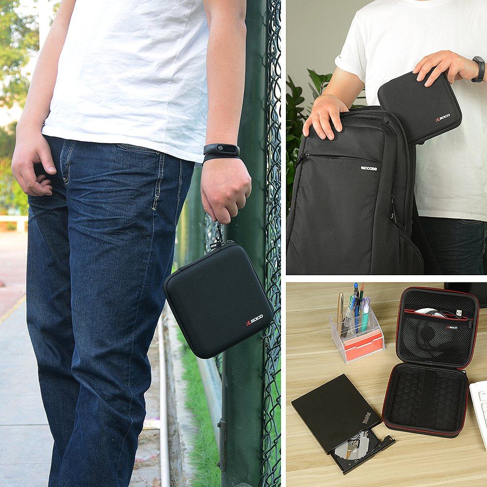 RLSOCO External USB CD DVD Drive Burner Writer Blu-Ray Drive Case for LG GP65NB60 8X/Electronics/GP60NB50/6X,Dell DW316,ASUS ZenDrive/V1M,Verbatim Ultra/Slimline,HP,archgon,Hitachi LG (Case Only)