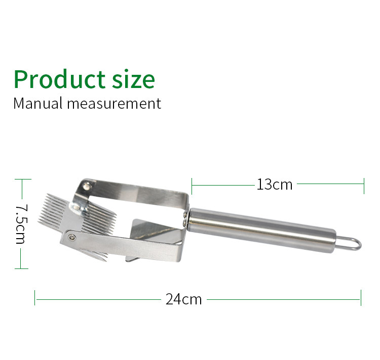 Brand Multifunctional Stainless Steel Double Needle Beekeeping Tools Suitable for Uncapping Forks Honey Honeycomb Scraper