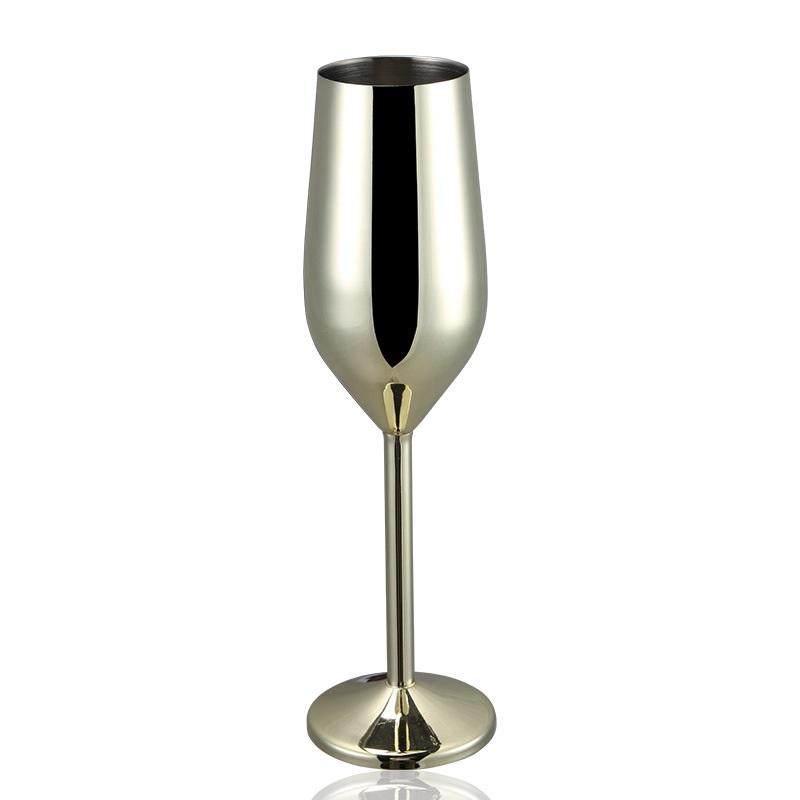 Wholesale Popular Metal Red Wine Glass Goblet Custom Stainless Steel Wine Glasses Wine Glasses