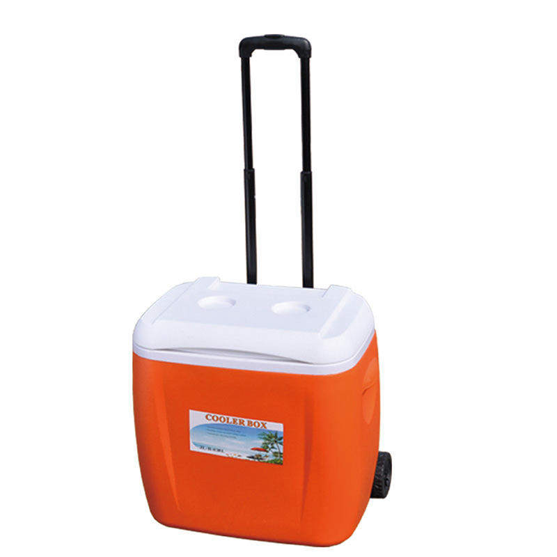 High Quality Portable Cooler With Wheels Dual Purpose Insulated Hard Ice Box For Outdoor Fishing Picnics and Barbecues