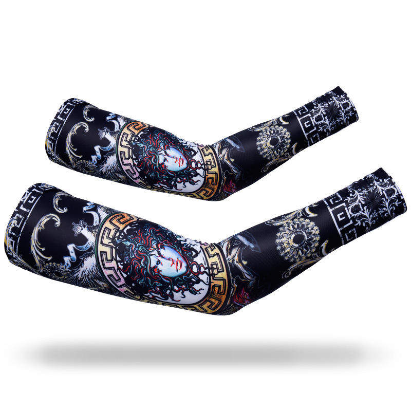 Custom Arm Sleeves UV Protection Moisture Wicking Breathable Cooling Printed Arm Guards For Outdoor