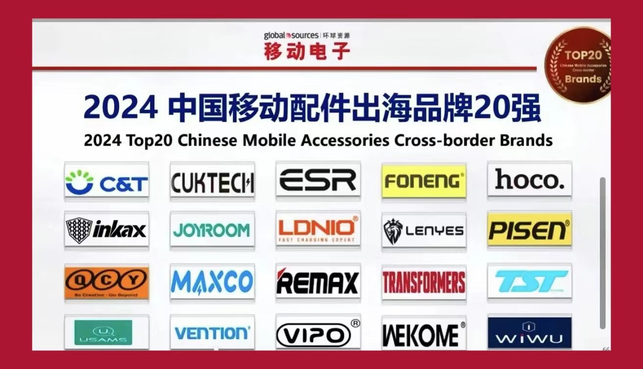 Transformers won top20 oversea accessory brand of China