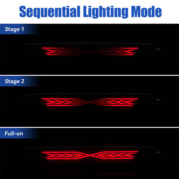 高位LED灯条制动灯（雪佛兰, GMC 可用）x图案