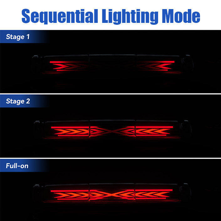 短款高位LED灯条制动灯（雪佛兰, GMC 可用）x图案