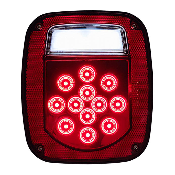 Red LED BAR Tail Lights with Side Marker Light