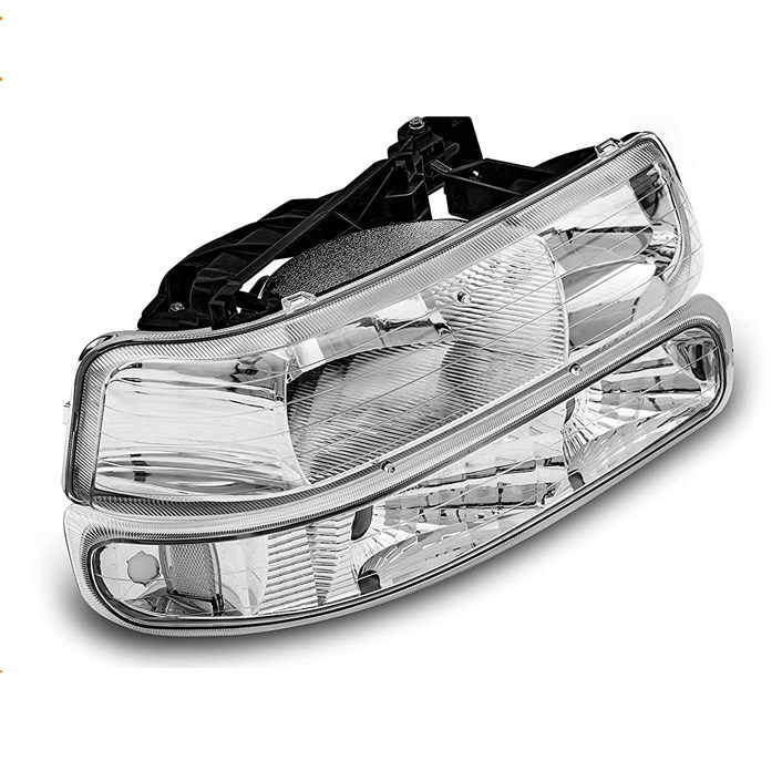 Headlight Assembly Compatible with 1999-2002 Chevy Silverado-CH