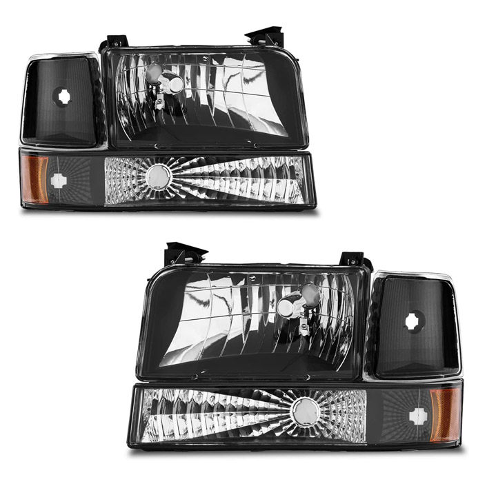 Headlight Assembly Compatible with Ford Bronco F150-AMBK