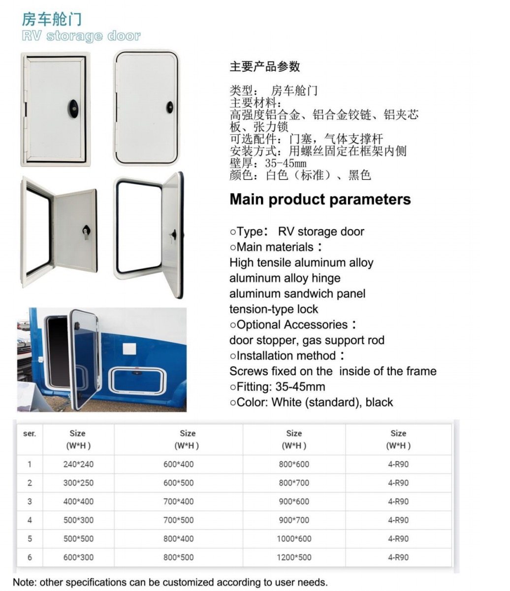 RV storage door