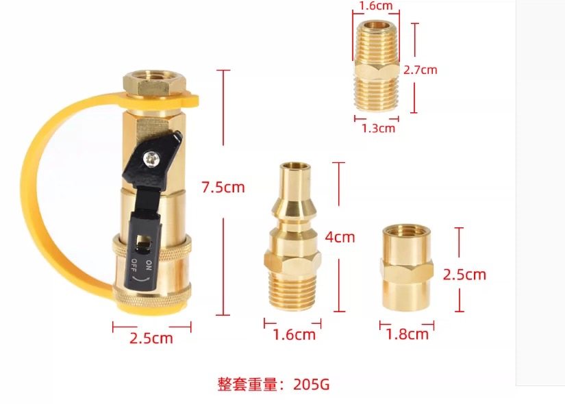 Natural Gas Quick connector