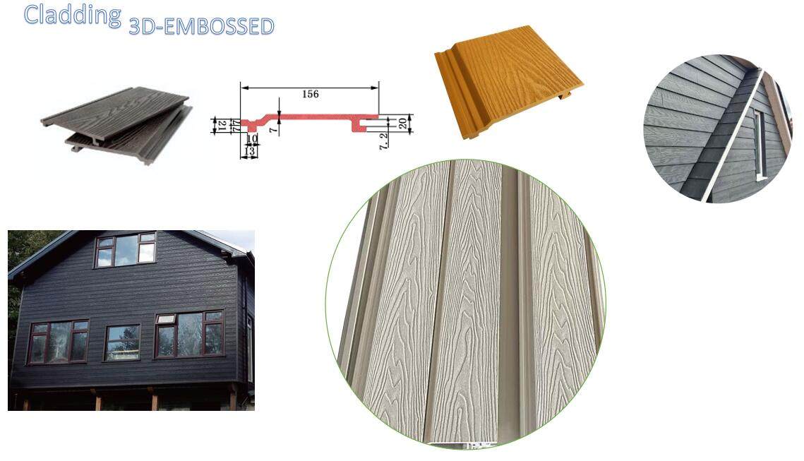 Cladding 3D embossed