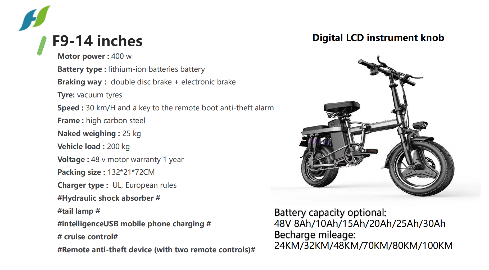 Electric folding bikes