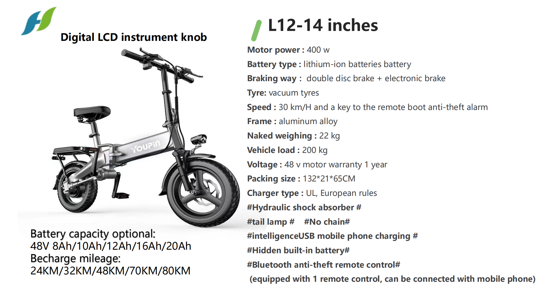 Electric folding bikes