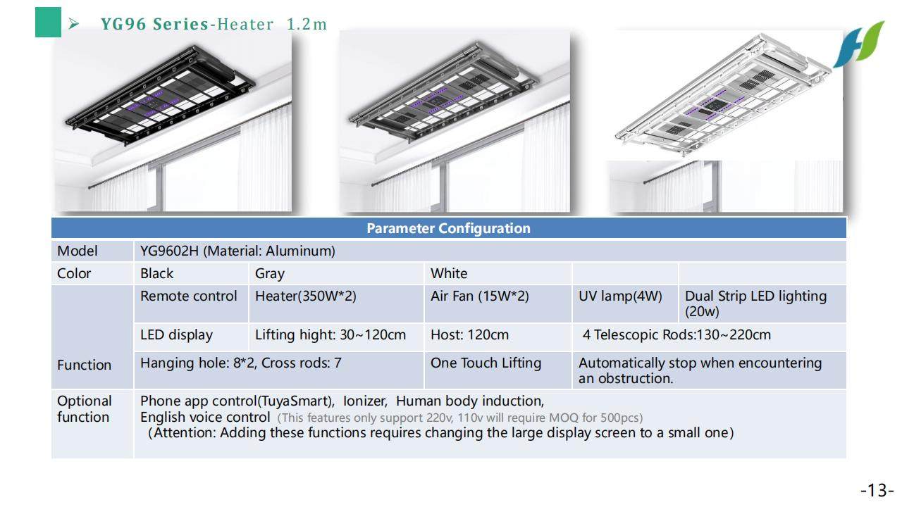 Electric drying racks