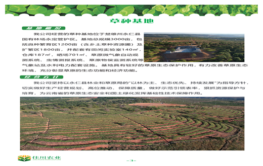 佳川草种基地建设与运营实践（专题稿）