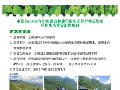 永德县2022年中央财政草原生态修复治理项目高质量收官