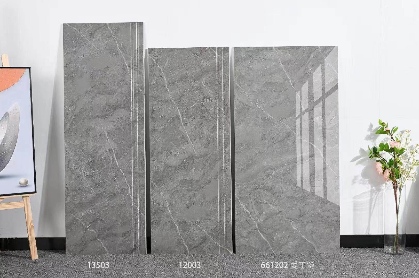 470x1200MM /470x1350MM  Glossy Marble Glazed Porcelain Stair Tile