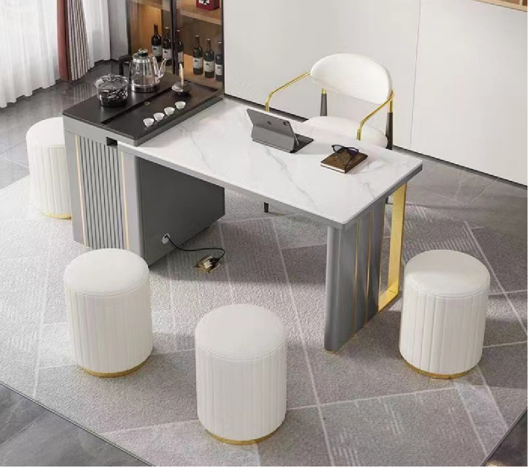 Customized Size Sintered Stone Office Tea Platform Countertop