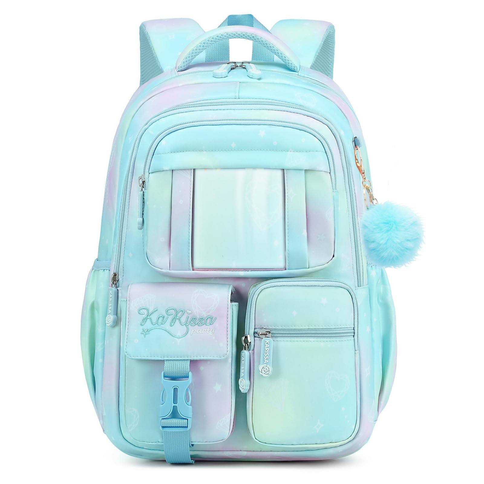 mygreen Girls Backpack, School Kids Backpacks for Girls, Cute Book Bag