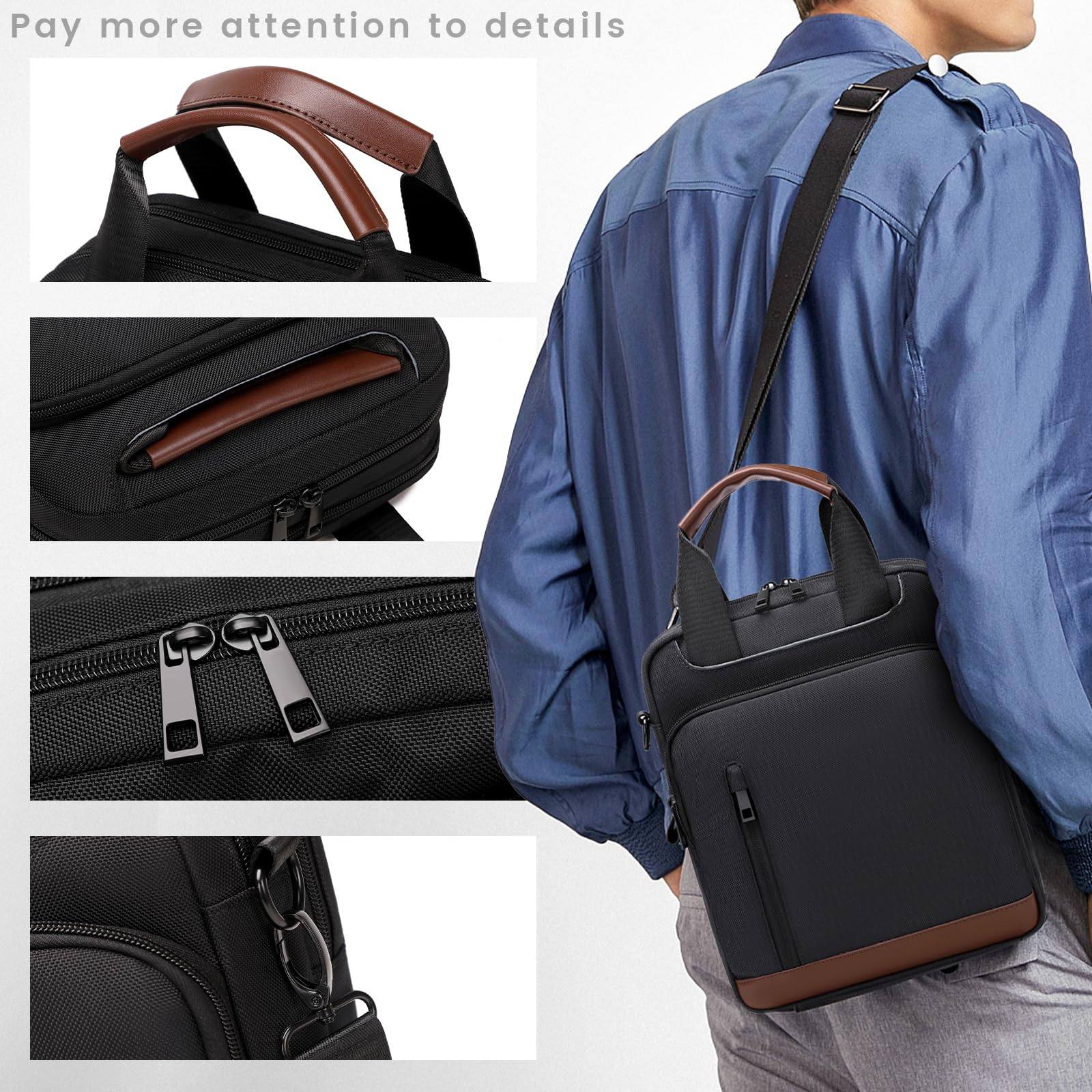 mygreen Men's Crossbody Bag - Lightweight, Water-Resistant, and Anti-Theft Shoulder Bag for Work, Travel, and Everyday Use